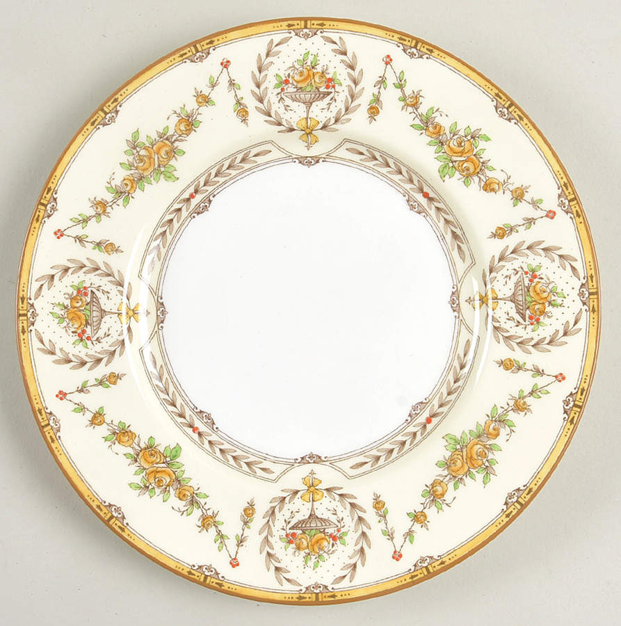 Hampshire Yellow Salad Plate by Minton-1