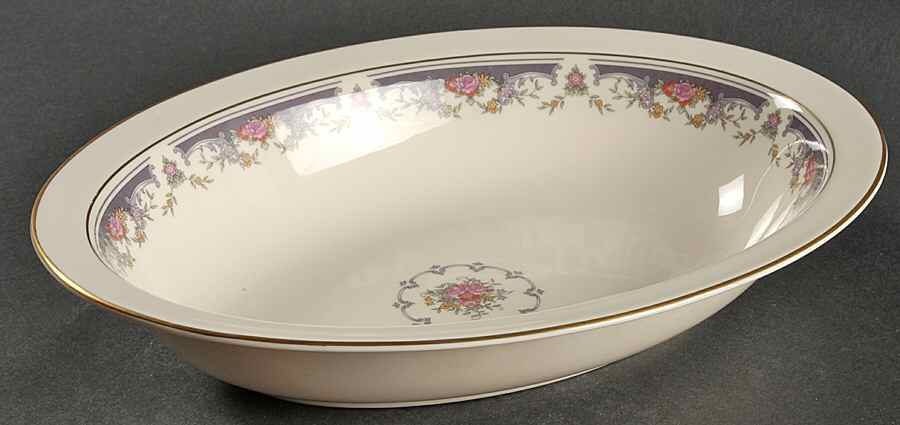 Hanbridge 11" Oval Vegetable Bowl by Minton-1