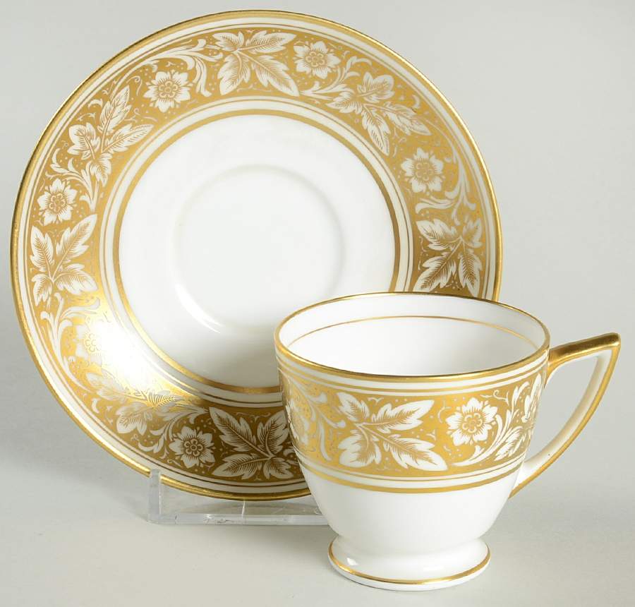 Harmony Footed Demitasse Cup & Saucer Set by Minton-1
