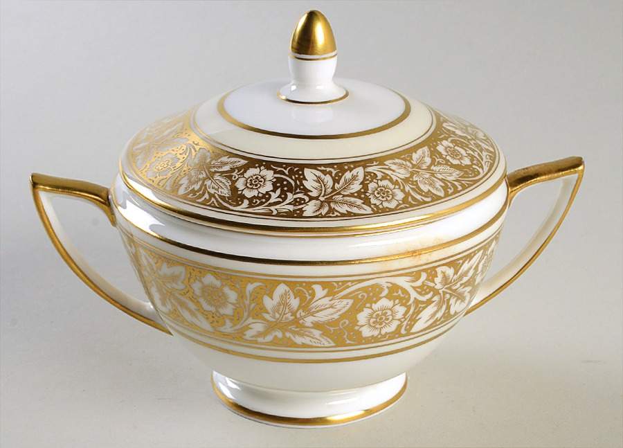 Harmony Sugar Bowl & Lid by Minton-1