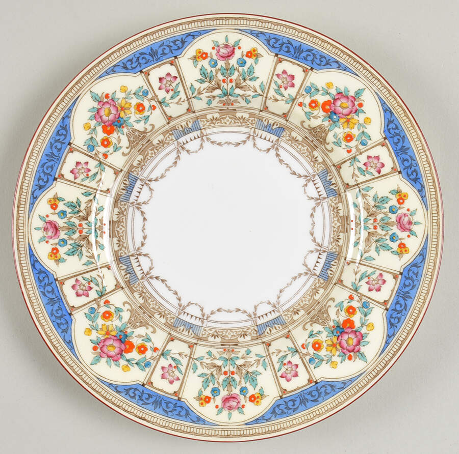 Hazelemere Blue Salad Plate by Minton-1