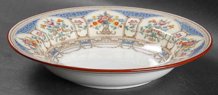 Hazelemere Blue Rim Soup Bowl by Minton-1