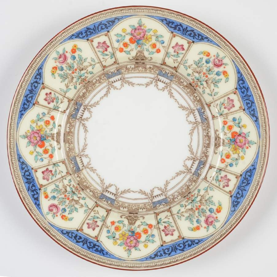 Hazelemere Blue Bread & Butter Plate by Minton-1