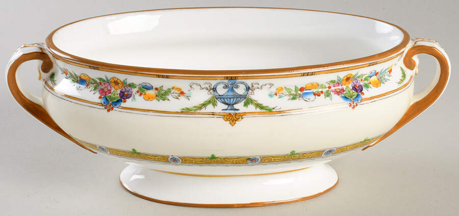 Helena Yellow (Dark) Sauce Boat No LId by Minton-1