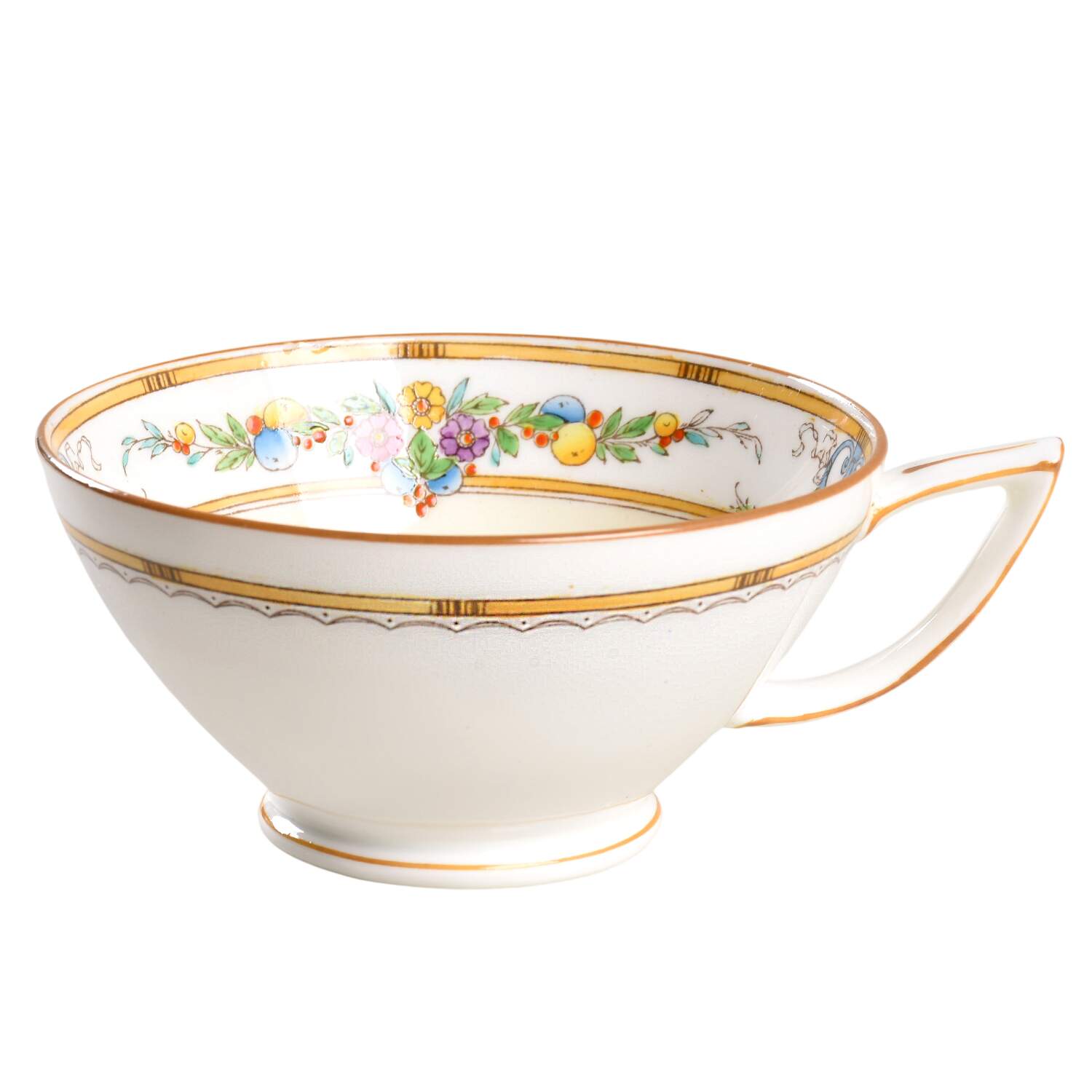 Helena Yellow (Dark) Footed Cup by Minton-1