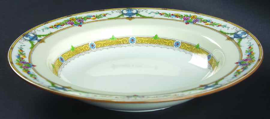 Helena Yellow (Dark) Large Rim Soup Bowl by Minton-1