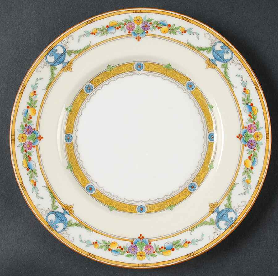 Helena Yellow (Dark) Salad Plate by Minton-1