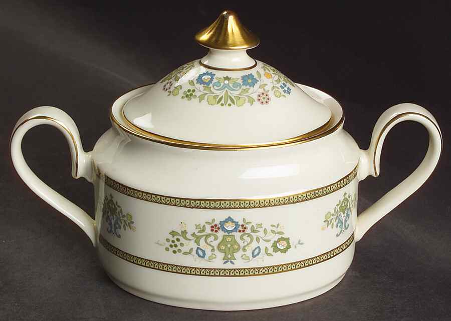 Henley Sugar Bowl & Lid by Minton-1