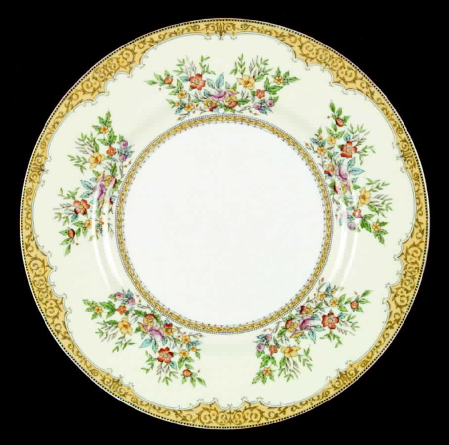 Hindhead Yellow Dinner Plate by Minton-1