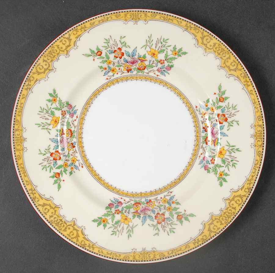 Hindhead Yellow Salad Plate by Minton-1