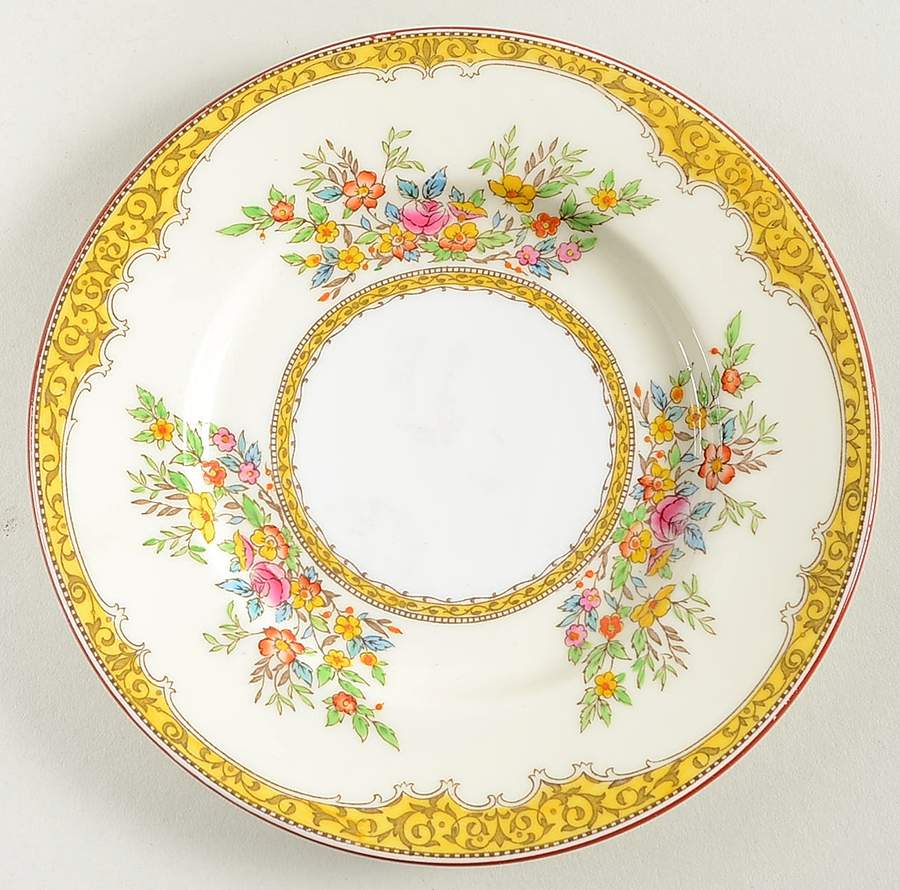 Hindhead Yellow Bread & Butter Plate by Minton-1