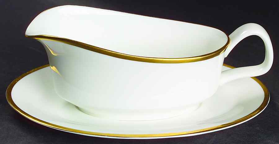 Horizon Gravy Boat & Underplate by Minton-1