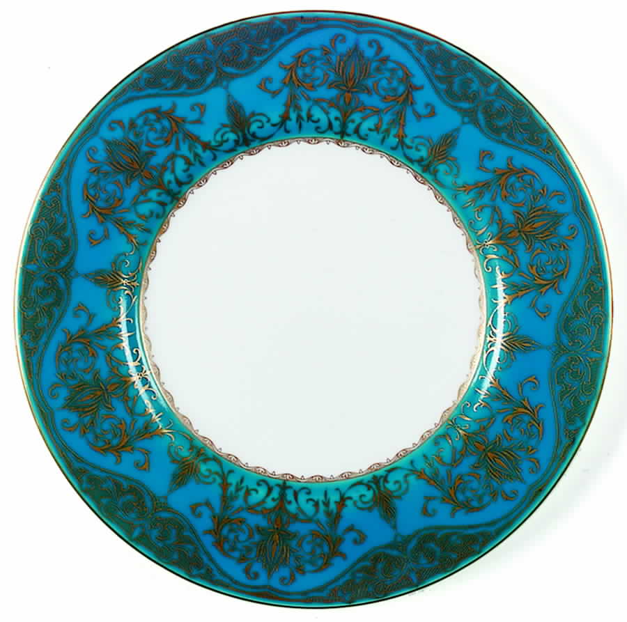 Horizon Blue Dinner Plate by Minton-1