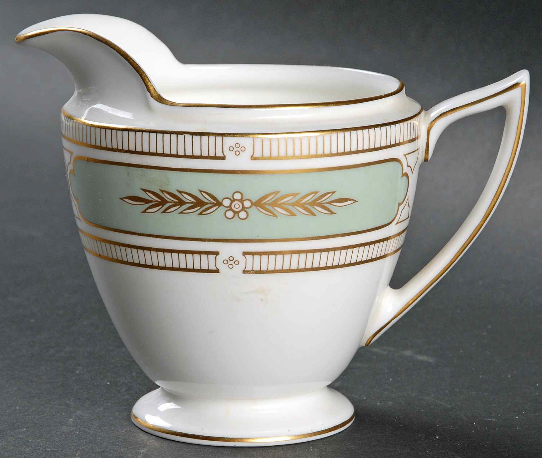 Imperial Jade Creamer by Minton-1