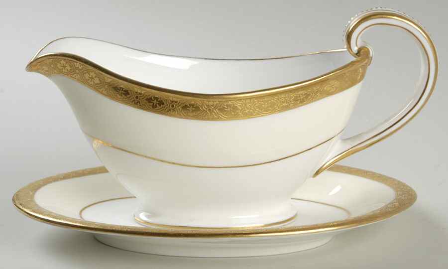 Imperial Gravy Boat & Underplate by Minton-1