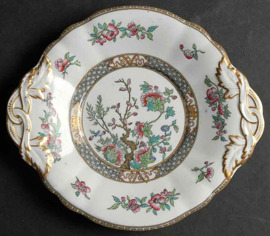 Indian Tree (Smooth) Underplate for Gravy Boat & Lid (GR3 & GR4) by Minton-1