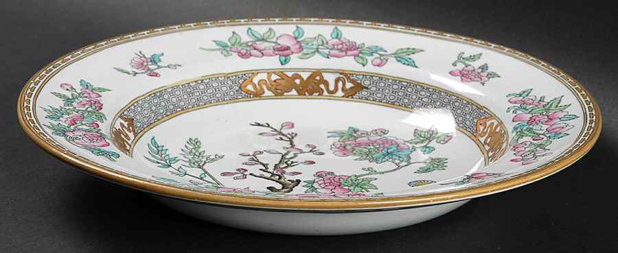 Indian Tree (Smooth) Large Rim Soup Bowl by Minton-1