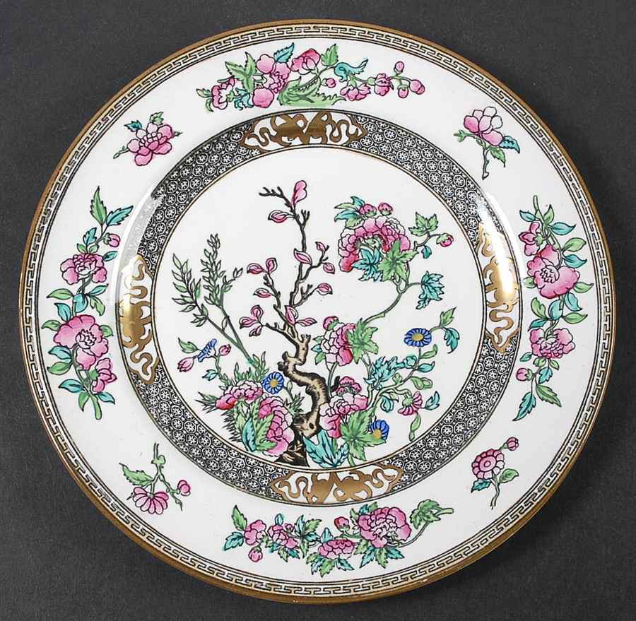 Indian Tree (Smooth) Salad Plate by Minton-1