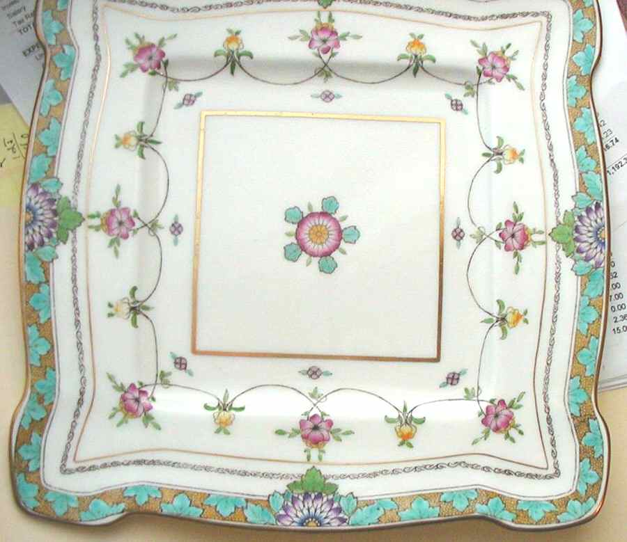 Iolanthe Square Cake Plate by Minton-1