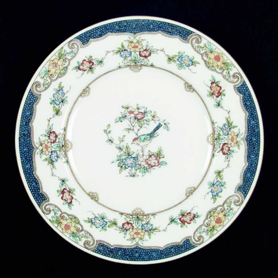 Isis Blue Luncheon Plate by Minton-1
