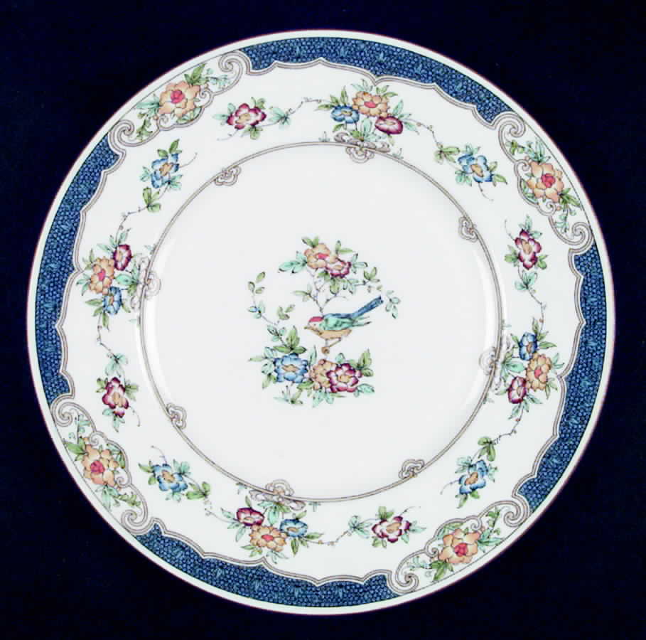 Isis Blue Dinner Plate by Minton-1