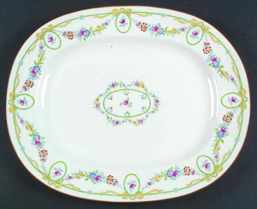 Ivanhoe 13" Oval Serving Platter by Minton-1