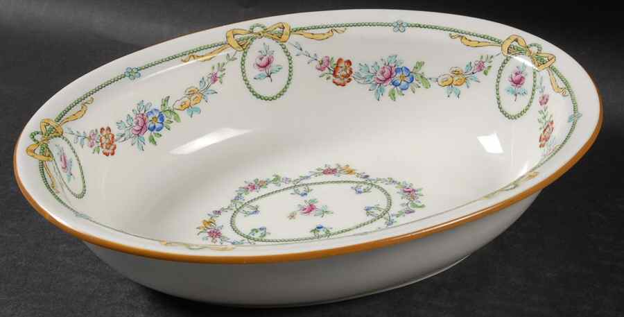 Ivanhoe 9" Oval Vegetable Bowl by Minton-1