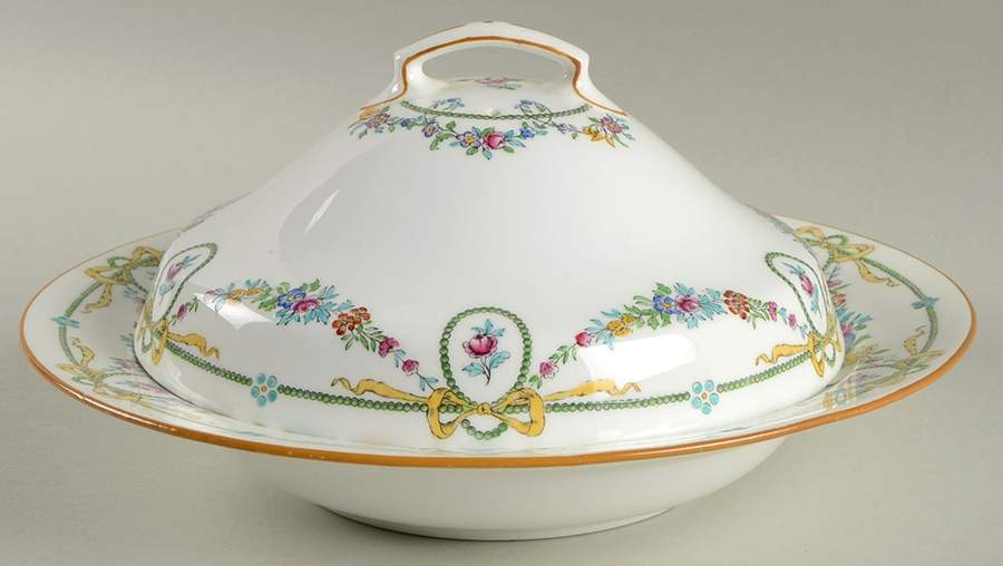 Ivanhoe Muffin Dish & Lid by Minton-1