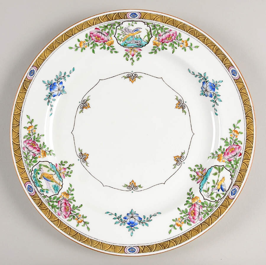 Japonica 12" Chop Plate (Round Platter) by Minton-1