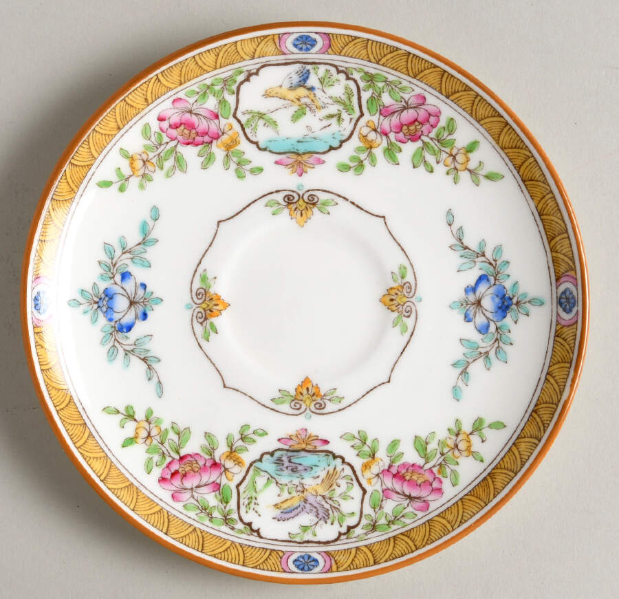 Japonica Saucer for Bouillon Cup by Minton-1