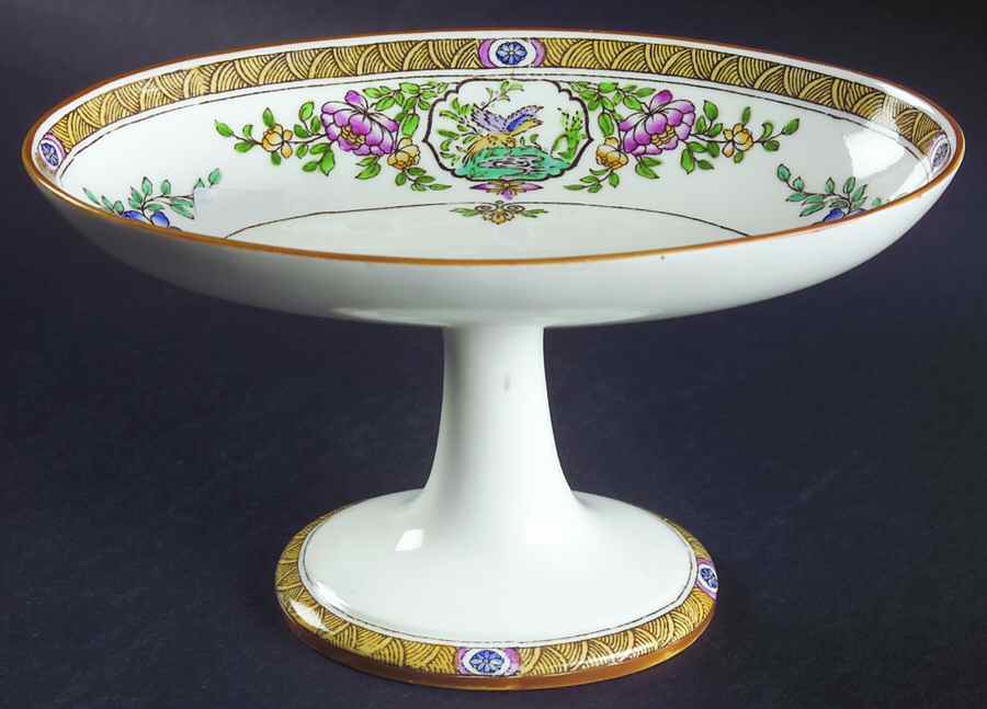 Japonica Round Compote (Height X Width) by Minton-1