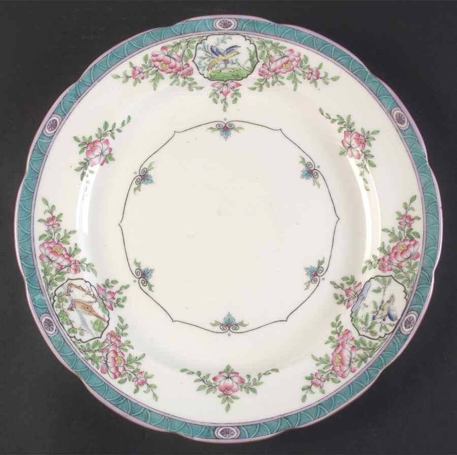 Japonica (Scalloped) 12" Chop Plate (Round Platter) by Minton-1