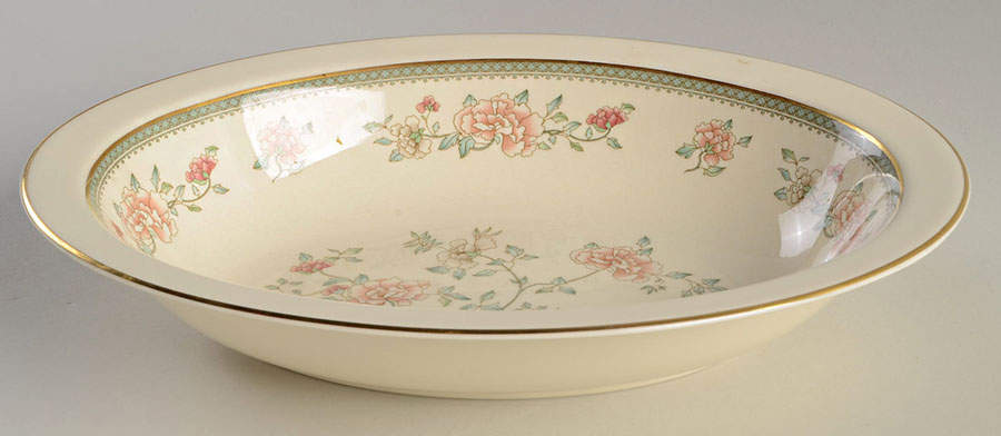 Jasmine 10" Oval Vegetable Bowl by Minton-1