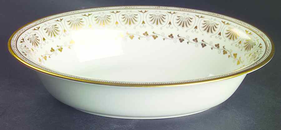 Jubilee 10" Oval Vegetable Bowl by Minton-1