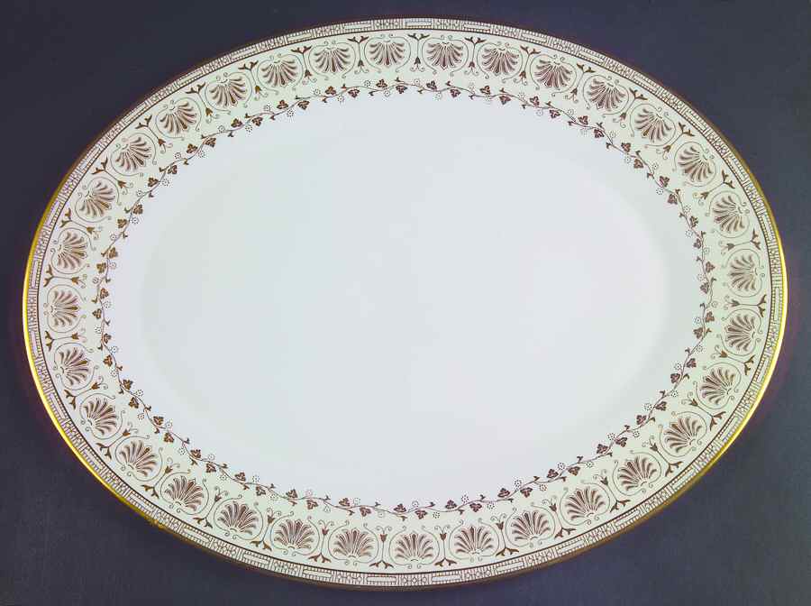 Jubilee 15" Oval Serving Platter by Minton-1