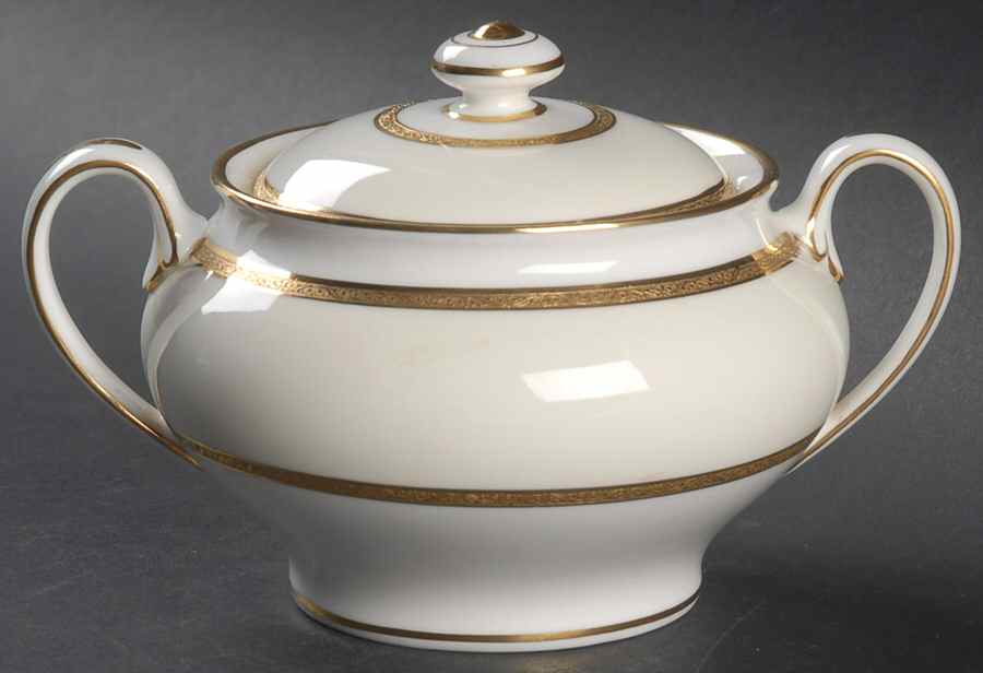 K858 Sugar Bowl & Lid by Minton-1