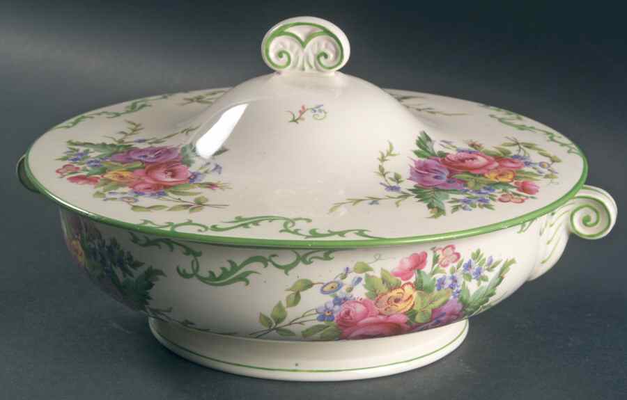 Kenilworth Round Covered Vegetable by Minton-1