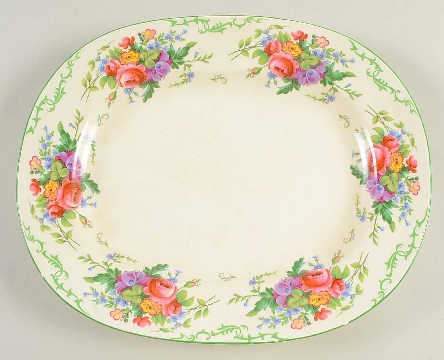 Kenilworth 13" Oval Serving Platter by Minton-1