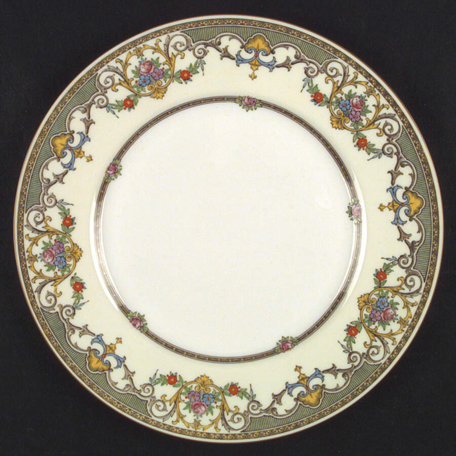 Kenora Green Dinner Plate by Minton-1