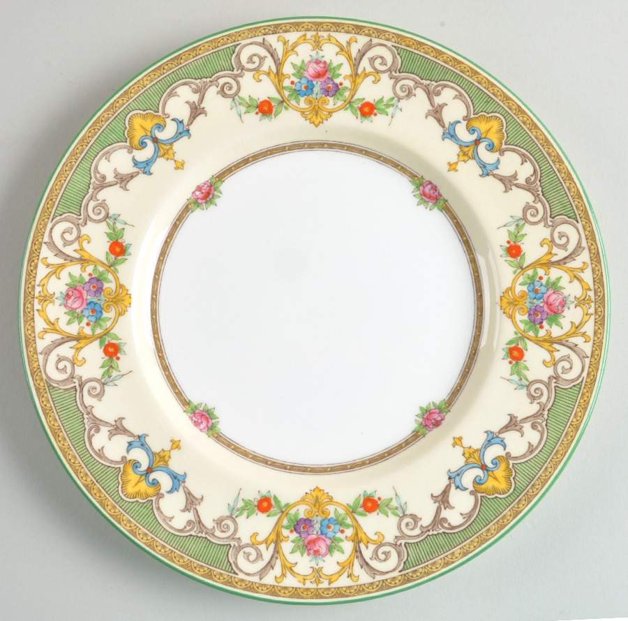 Kenora Green Luncheon Plate by Minton-1