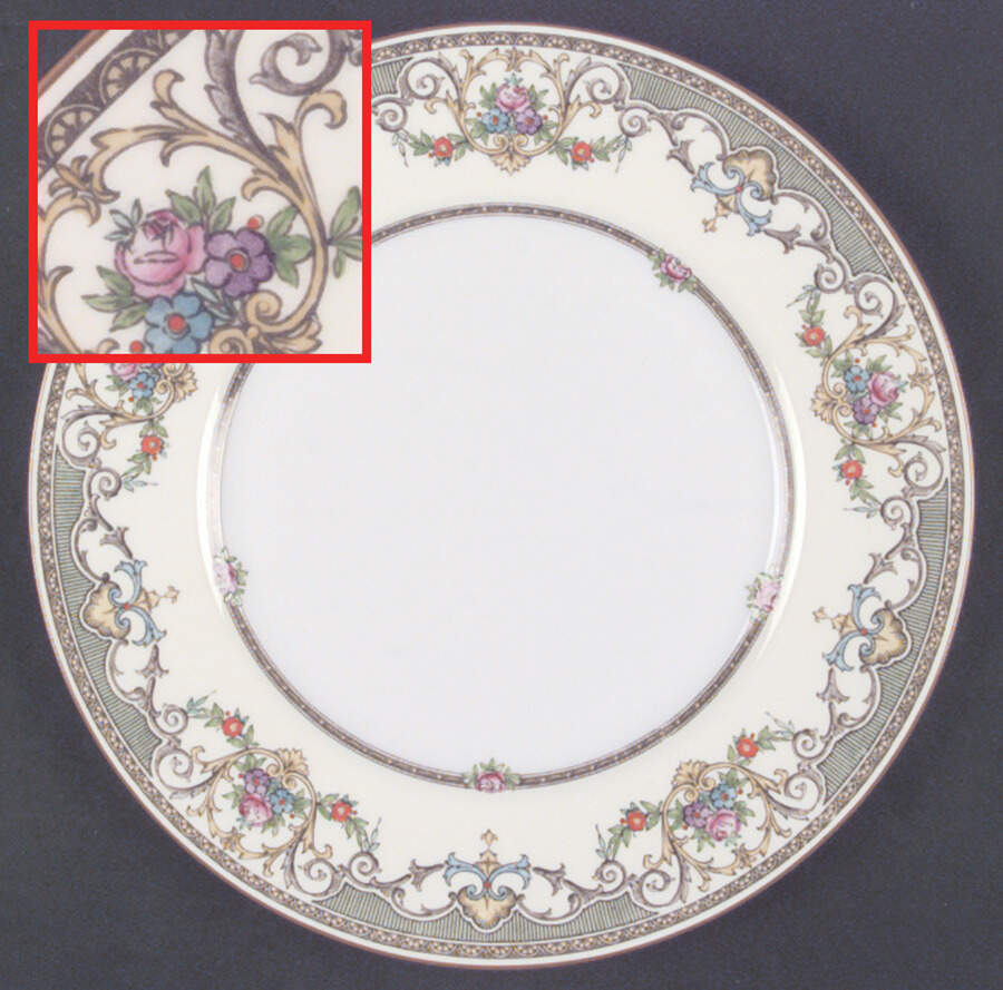 Kenora Yellow Dinner Plate by Minton-1