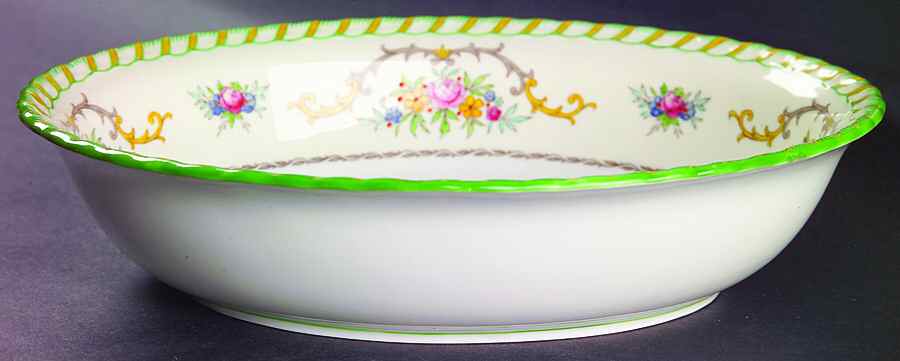 Lady Hamilton 9" Oval Vegetable Bowl by Minton-1