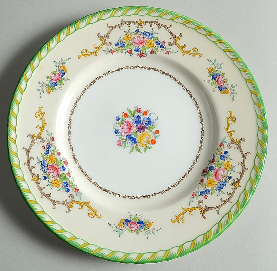 Lady Hamilton Luncheon Plate by Minton-1
