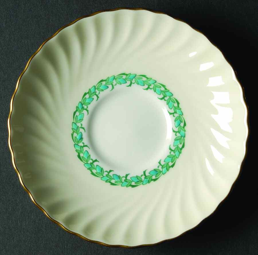 Lady Rodney (Cream Rim) Saucer by Minton-1