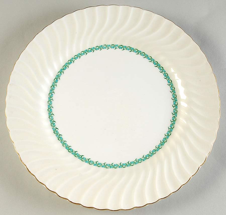 Lady Rodney (Cream Rim) 13" Chop Plate (Round Platter) by Minton-1