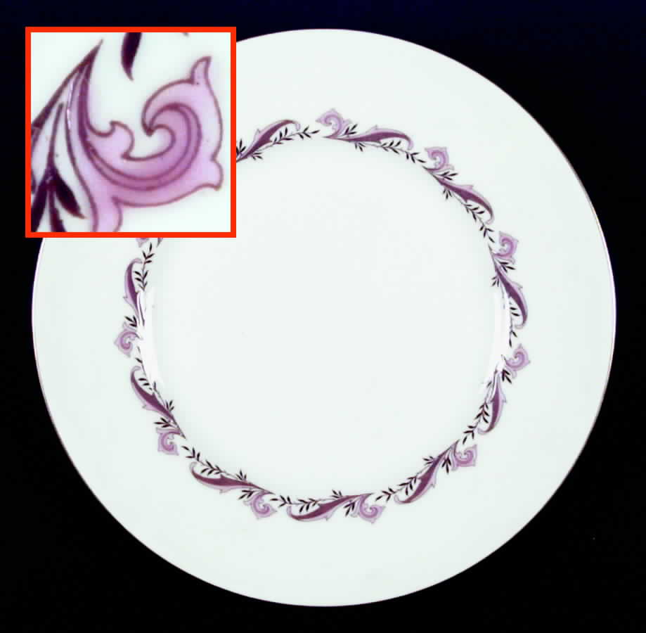 Laurentian Pink Dinner Plate by Minton-1