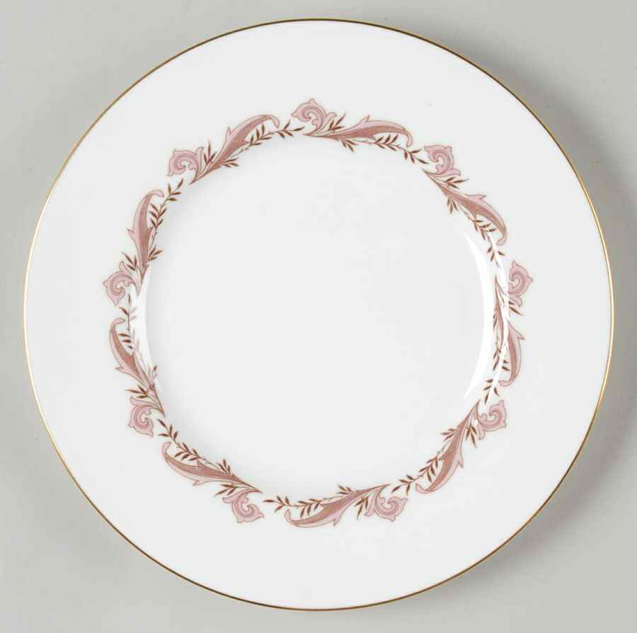 Laurentian Pink Salad Plate by Minton-1