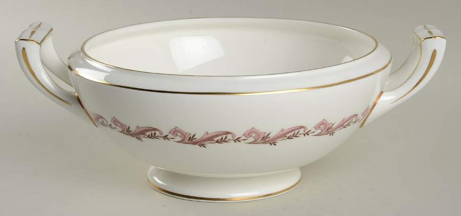 Laurentian Pink Round Vegetable No Lid by Minton-1