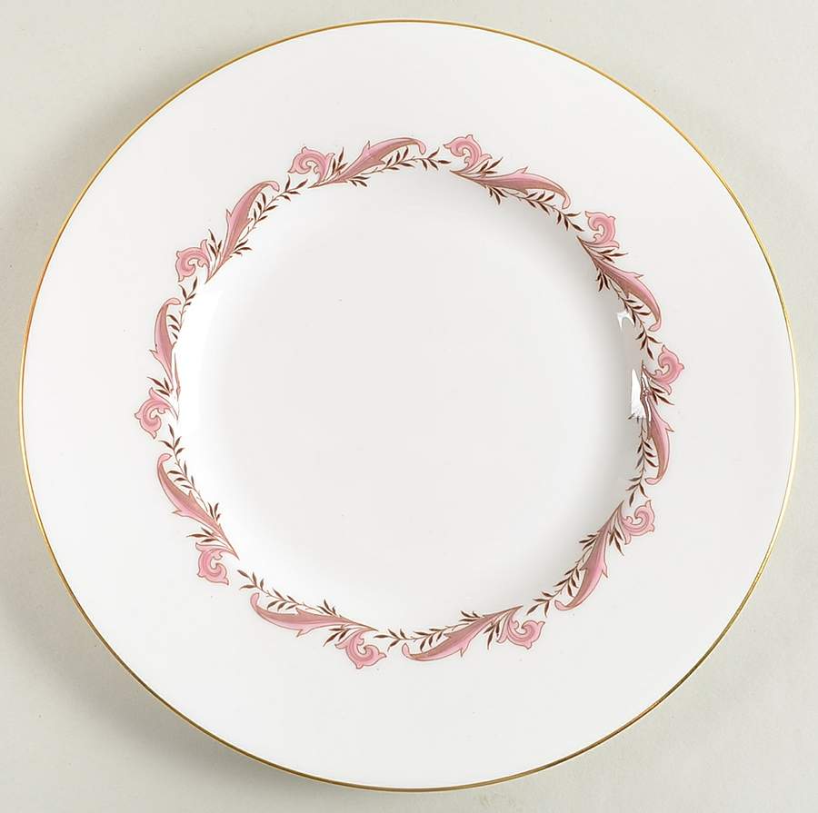Laurentian Pink Luncheon Plate by Minton-1