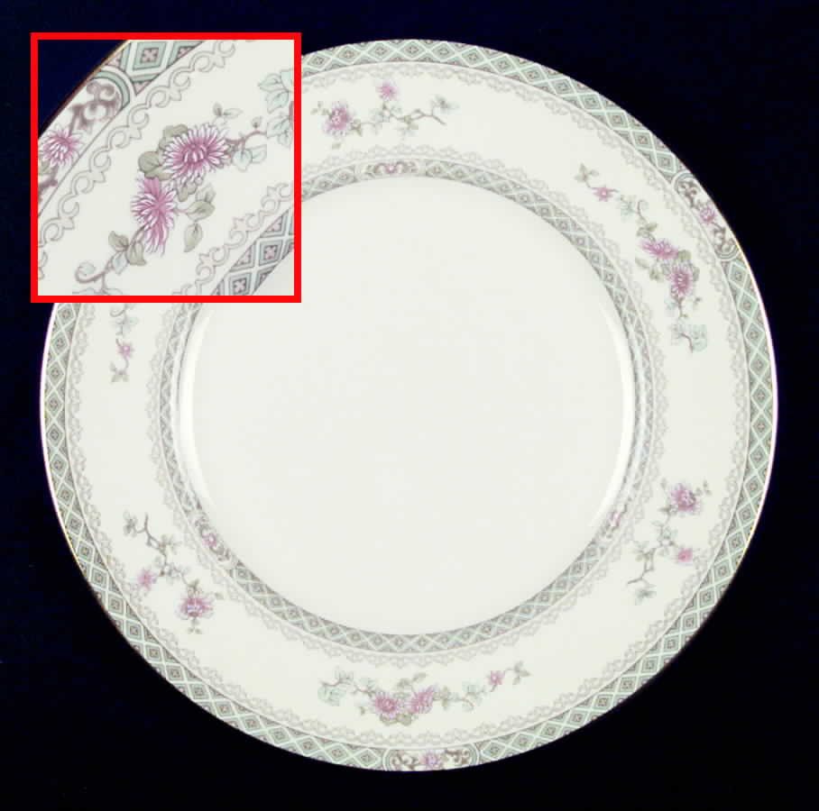 Legacy (Pink Flowers) Dinner Plate by Minton-1